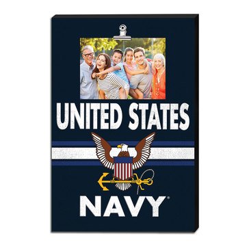 K H Sportsfan USN Clip-it Canvas Home Decor Frame