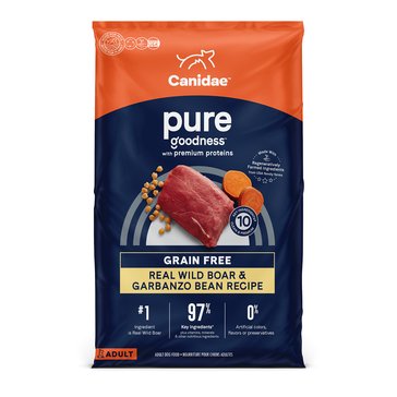 Canidae Pure Goodness Real Wild Boar And Garbanzo Bean Recipe Adult Dry Dog Food