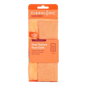 CLEANLOGIC Dual Texture Wash Cloth