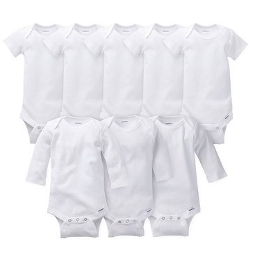Gerber 8-Pack Onesies® Brand Short & Long Sleeve Bodysuit Set