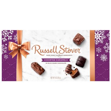 Russell Stover Holiday Caramels Assortment, 9.4oz