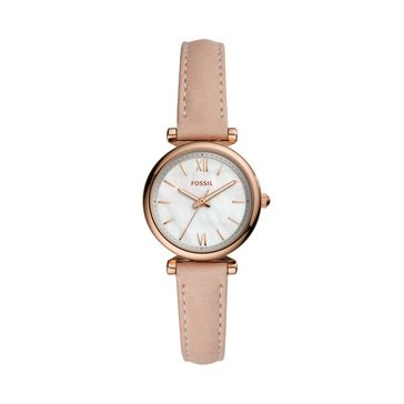 Fossil Women's Mini Carlie Rosegold Watch, 28mm