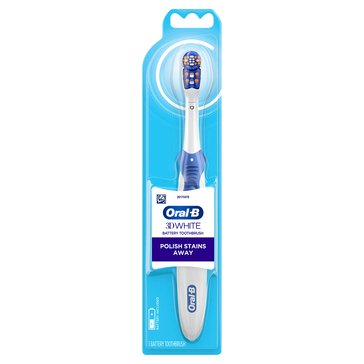 Oral-B Cross Action 3D White Toothbrush, 1-count