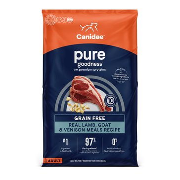 Canidae Pure Goodness Real Lamb, Goat And Venison Meals Recipe Adult Dry Dog Food