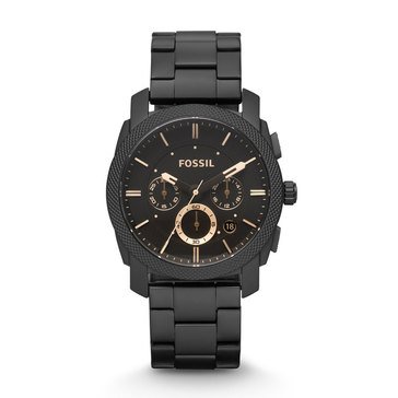 Fossil Men's Machine Mid-Size Chronograph Stainless Steel Watch 