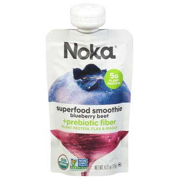 Noka Organic Blueberry Beet Smoothie, 4.22oz