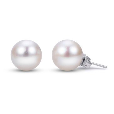 Imperial Freshwater Cultured Pearl Sterling Silver Stud Earrings