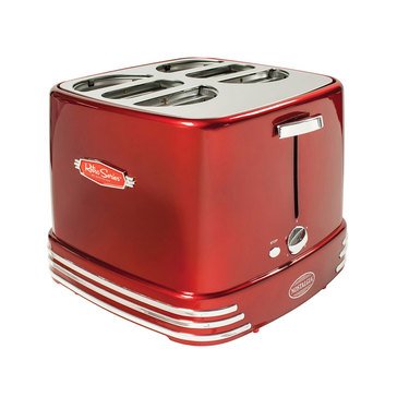 Nostalgia 4-Slot Retro Series Pop-Up Hot Dog Toaster