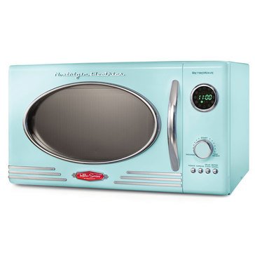 Nostalgia Retro Series 0.9-Cubic Foot Countertop Microwave Oven