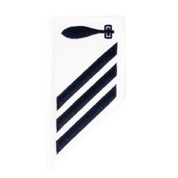 E3 Combo (TM) Rating Badge on White CNT for Torpedoman
