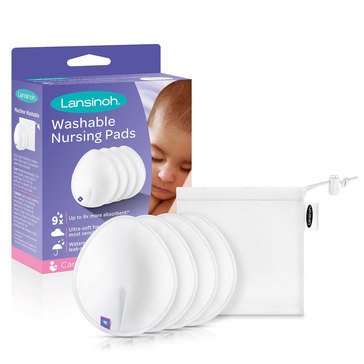 Lansinoh Washable Nursing Pads, 4ct