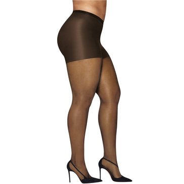 Hanes Women's Plus Curves Silky Sheer Pantyhose