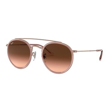 Ray-Ban Unisex Round Double Bridge Gradient sunglasses