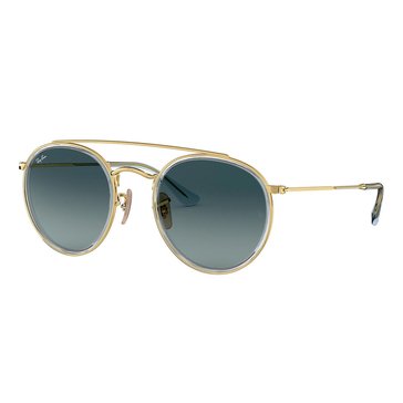 Ray-Ban Unisex Round Double Bridge Gradient Sunglasses
