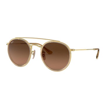 Ray-Ban Unisex Round Double Bridge Gradient Sunglasses