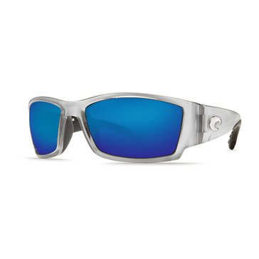 Costa Unisex Corbina Silver Blue Mirror Polarized Sunglasses