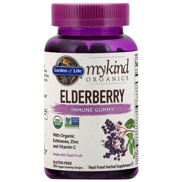 mykind Organics Elderberry Gummies, 120-Count
