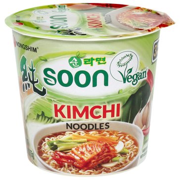 Nongshim Vegan Kimchi Noodle Cup, 2.64oz