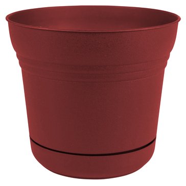 Bloem Saturn Planter Burnt Red 10in