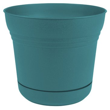 Bloem Saturn Planter Bermuda Teal 12in