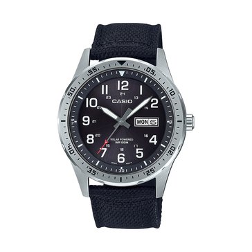 Casio Men's Black Dial/Black Resin Strap Watch, 46.9 mm