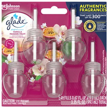 Glade Plug-In Scented Oil Refills, Vanilla Passion Fruit