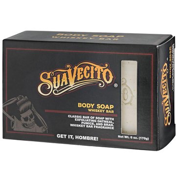 Suavecito Men's Body Soap Whiskey Bar 6oz