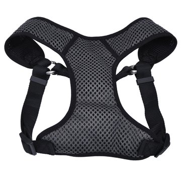Coastal Comfort Harness Grey Black Xxs