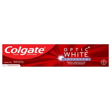 Colgate Optic White Advanced Sparkling White Toothpaste 4.5oz