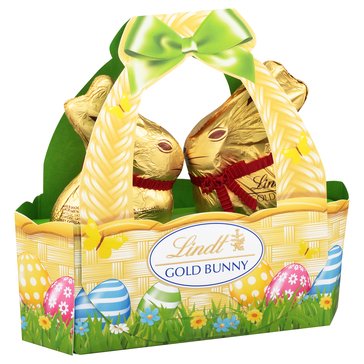 Lindt Spring Gold Bunny Basket, 3.5oz