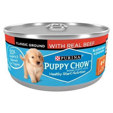 Purina Puppy Chow Ground Beef Dog Food