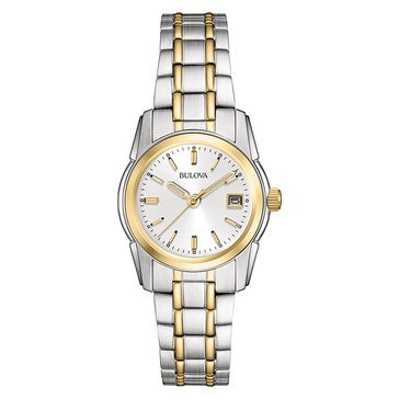 Bulova Classic Steel Two Tone Bracelet Watch