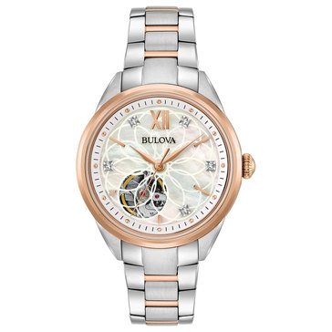 Bulova Women's Automatic Two Tone Bracelet Watch