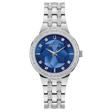 Bulova Women's Phantom Dome Swarovski Crystal Bracelet Watch