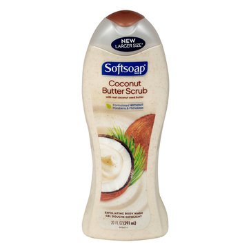 Softsoap Body Wash Coconut Scrub 20oz