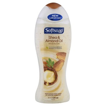 Softsoap Body Wash Shea and Almond Oil 20oz