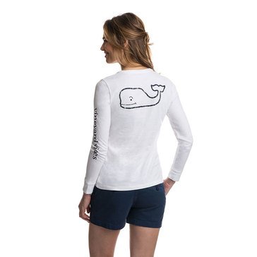 Vineyard Vines Women's Long Sleeve Whale Tee