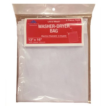 Washer/Dryer Bag Pinpoint Mesh With Zipper