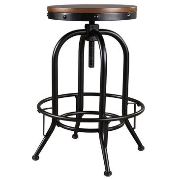Signature Design by Ashley Valebeck Tall Swivel Barstool, Set of 2
