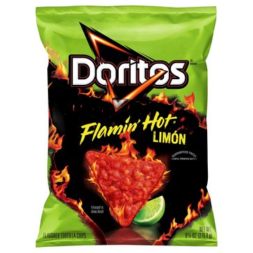 Doritos XXL Flamin' Hot Limon Tortilla Chips, 9.75oz