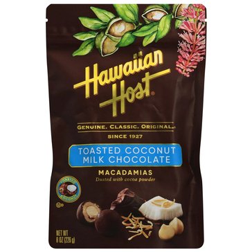 Hawaiian Host Paradise Collection Toasted Coconut Milk Chocolate, 8oz