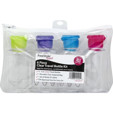 American Comb Clear Bottle Set 6-Count
