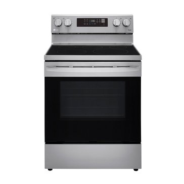 LG 6.3-Cu.Ft. Wifi Enabled Eelctric Single Oven Range with Convection and AirFry LREL6323S