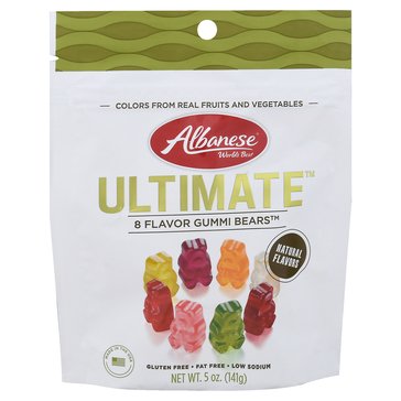 Albanese World's Best Ultimate 8 Flavor Gummi Bears, 5oz