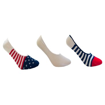 Legale Women's Red White Blue Liner 3-Pack