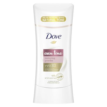 Dove Even Tone Restoring Powder Antiperspirant 2.6oz