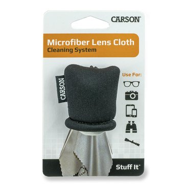 Carson Stuff-It Microfiber Lens Cloth System with Pouch