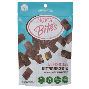 Brown & Haley Milk Chocolate Roca Bites, 4.4oz