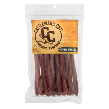 Cattleman's Cut Double Smoked Sausage Sticks, 12oz