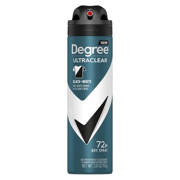 Degree Men Antiperspirant Dry Spray Black + White 3.8oz